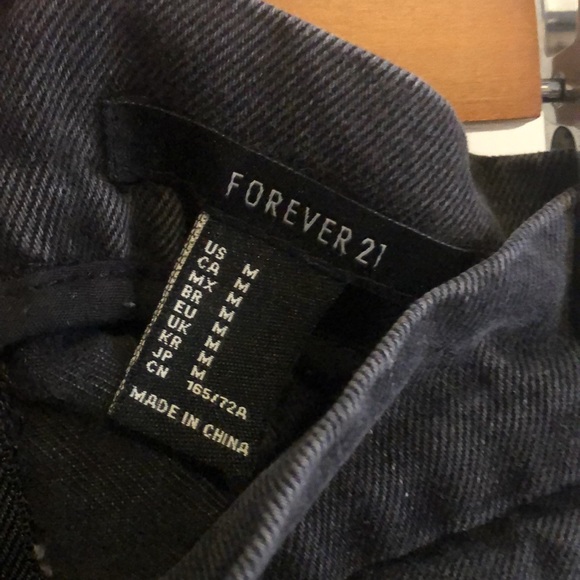 Forever 21 black jean skirt - Picture 3 of 3